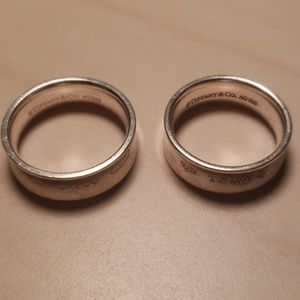 2 Tiffany 1837 Rings